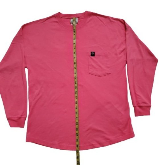 Simply Southern Women's Preppy & Classy Long Sleeve Pullover Tee Pink Size Small - Picture 10 of 13
